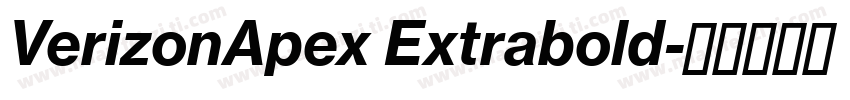 VerizonApex Extrabold字体转换